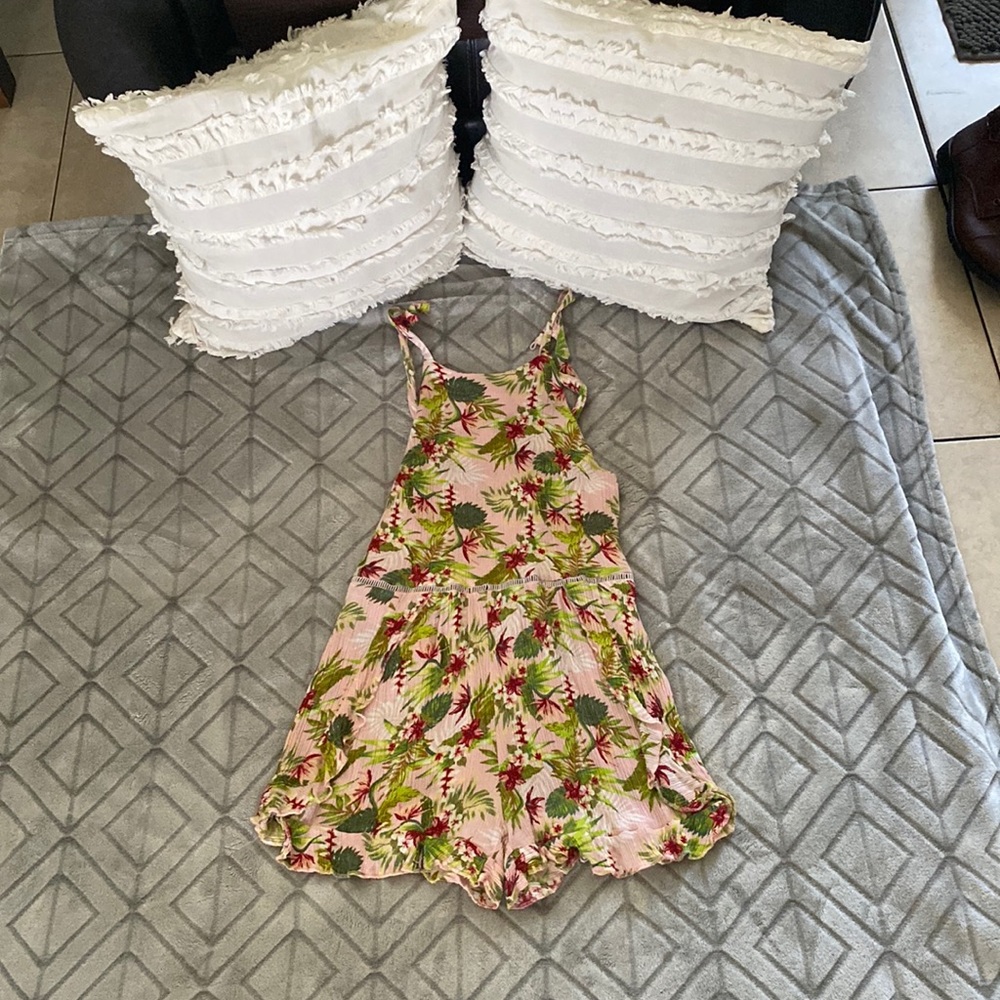 Floral Ruffle Romper